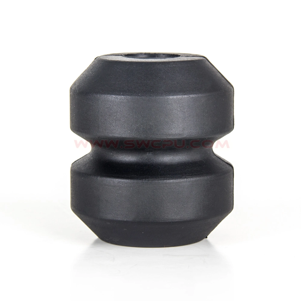 Custom-Made Non Standard Rubber Rollers Black Urethane Bearings